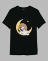 Shop Women's Black Sleepy Bears Graphic Printed T-shirt-Full