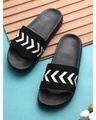 Shop Women's Black Sliders-Front