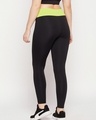 Shop Women's Black Slim Fit Activewear Tights-Full