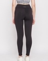 Shop Women's Black Slim Fit Activewear Tights-Full