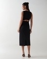 Shop Women's Black Slim Fit Bodycon Dress-Design