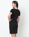 Shop Women's Black Slim Fit Bodycon Dress-Full