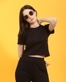 Shop Women's Black Slim Fit Co-ordinates