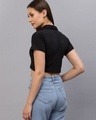 Shop Women's Black Slim Fit Short Top