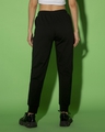 Shop Women's Black Slim Fit Joggers-Full