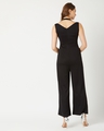Shop Women's Black Slim Fit Jumpsuit-Design