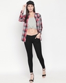 Shop Women's Black Slim Fit Mid Rise Clean Look Stretchable Jeans-Full