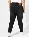 Shop Women's Black Slim Fit Plus Size Jeans-Design