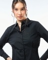 Shop Women's Black Corset Shirt