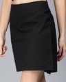 Shop Women's Black Slim Fit Skirts