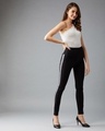 Shop Women's Black Slim Fit Treggings