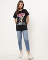 Shop Women's Black Smashed It Graphic Printed Boyfriend T-shirt-Full