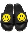 Shop Women's Black Smiley Slippers & Flip Flops-Full