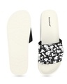 Shop Women's White Snoopy Laughs Adjustable Velcro Sliders-Full