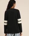 Shop Women's Black Solid Oversized T-shirt-Design