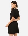 Shop Women's Black Solid Sheath Dress-Design