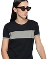 Shop Women's Black Solid T-shirt-Front