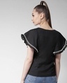 Shop Women's Black Solid Top-Design