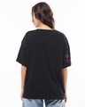 Shop Women's Black Squid game Graphic Printed Oversized T-shirt-Full