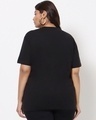 Shop Women's Black Star of The Show Printed Plus Boyfriend T-shirt-Design