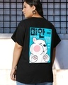Shop Women's Black Starboi Graphic Printed Plus Size Boyfriend T-shirt-Front