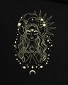 Shop Women's Black Stardust Soul Graphic Printed T-shirt-Full