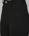 Shop Women's Black Straight Fit Trousers