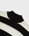 Shop Women's Black Striped Oversized Sweater