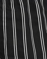 Shop Women's Black Striped Rayon Shorts