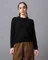 Shop Women's Black Sweater-Front
