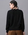 Shop Women's Black Oversized Sweater-Design