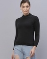 Shop Women's Black Sweatshirt-Front