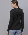 Shop Women's Black Hooded Sweatshirt-Design