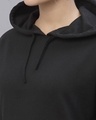 Shop Women's Black Hooded Sweatshirt