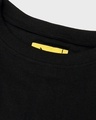 Shop Women's Black The Astronaut BTS Typography Oversized T-shirt