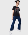 Shop Women's Black The Middle Child Typography Boyfriend T-shirt-Design