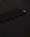Shop Women's Black Typography T-shirt
