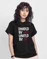 Shop Women's Black United WI FI Boyfriend T-shirt-Front