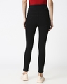 Shop Women's Black Washed Slim Fit High Waist Jeggings-Design