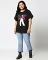 Shop Women's Black Watermelon Sugar Graphic Printed Boyfriend Plus Size T-shirt-Design