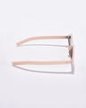 Shop Women's Black Geometric Polarised Lens Sunglasses-Design