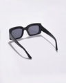 Shop Women's Black Wayfarer UV Protected Lens Sunglasses-Full