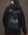 Shop Women's Black Welcome Home Graphic Printed Oversized Hoodies-Front