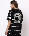 Shop Women's Black & White Oversized T-shirt