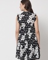 Shop Women's Black & White Polka Printed Dress-Full