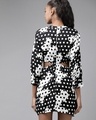 Shop Women's Black & White Polka Printed Dress-Design