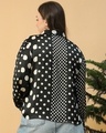 Shop Women's Black & White Polka Printed Plus Size Shirt-Full