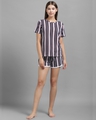 Shop Women's Black & White Striped Lounge Shorts