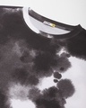 Shop Women's Black & White Tie & Dye Plus Size Oversized T-shirt