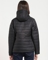 Shop Women's Black Winter Relaxed Fit Puffer Jacket-Design